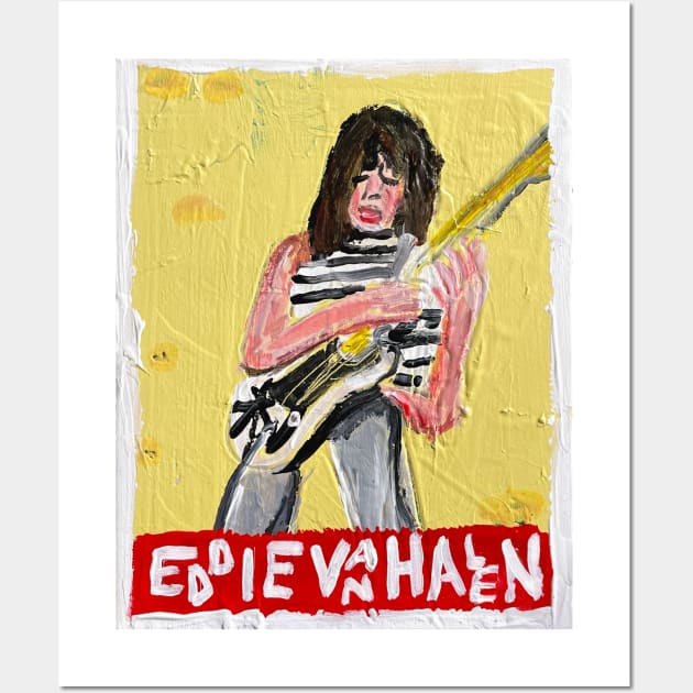 Eddie Van Halen Wall Art by ElSantosWorld